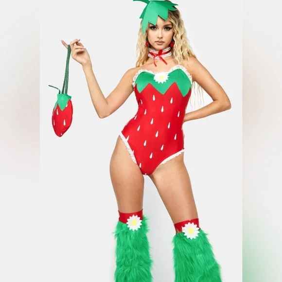 NWT Fruit Friend Strawberry Costume - Picture 1 of 5